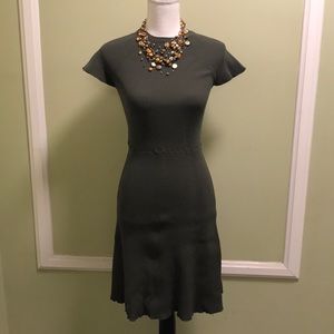 Olive Green Stretch Bodycon Dress